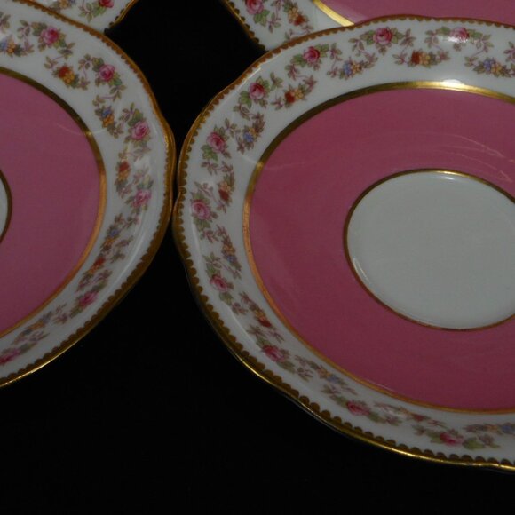 4 Vintage Saucers. Aynsley U.K. #982 - Picture 3 of 8